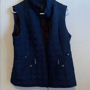 Weatherproof Dark Blue Quilted Vest